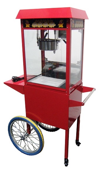 Popcornmachine Met Wielen 1,35 KW - Combisteel — visuel 1