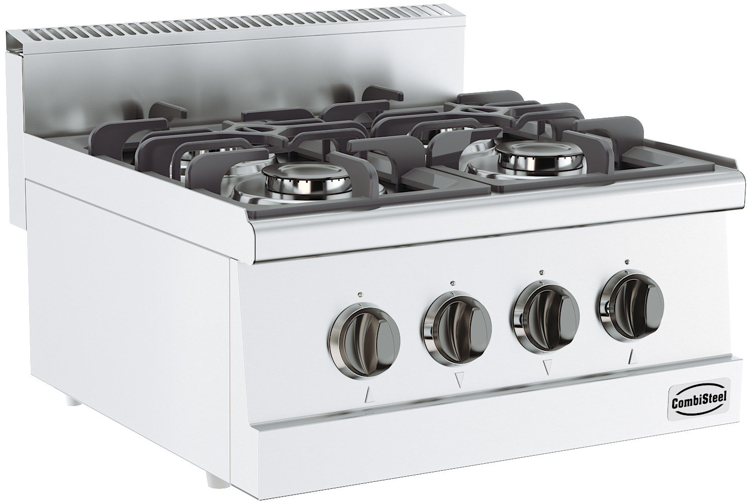 Gasfornuis 4 Branders - Combisteel