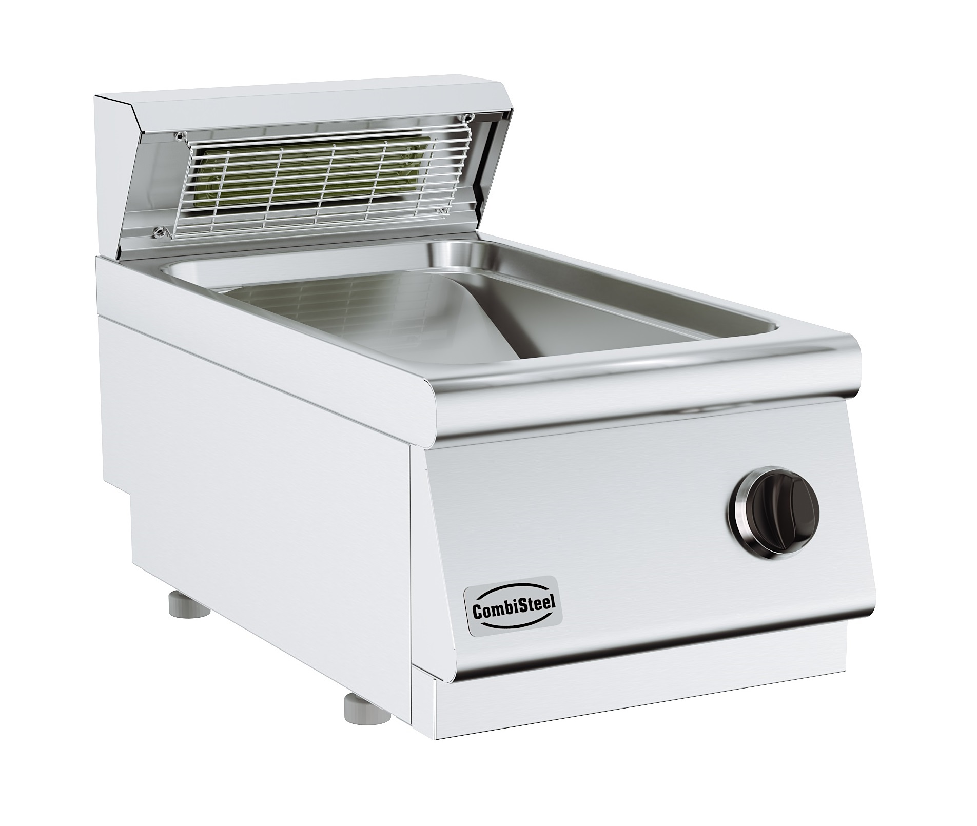 Chauffe Frites - Roestvrij Staal · 400×700 MM 1 KW - Combisteel