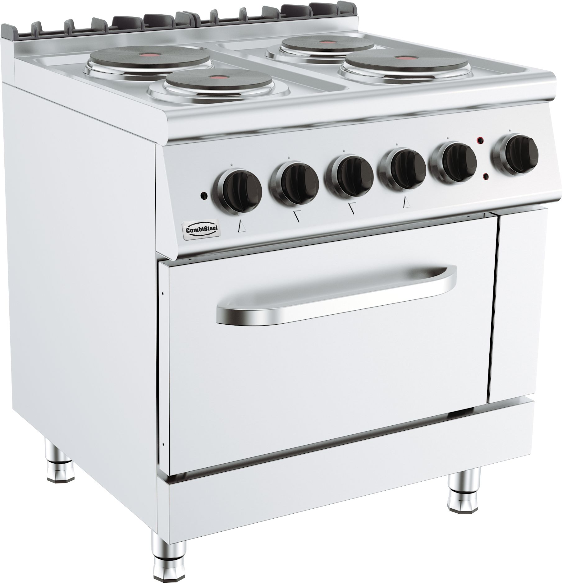 Fornuis Elektrisch Met Oven 2×2,25 / 1×1,85 / Oven 6 KW 2x 2,25 / 1x 1,85 / Oven 6 KW - Combisteel