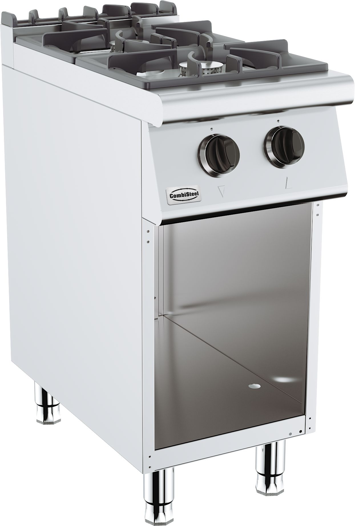 Fornuis Gas 2 Branders - Combisteel