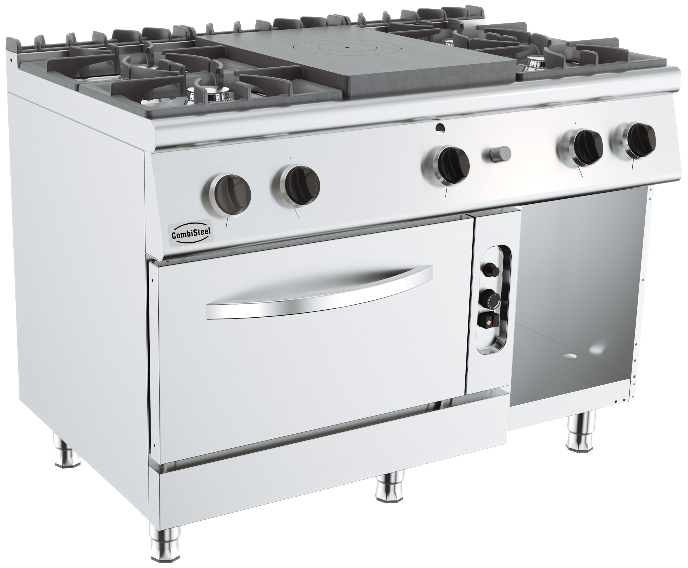 Fornuis Gas Met Oven - Combisteel