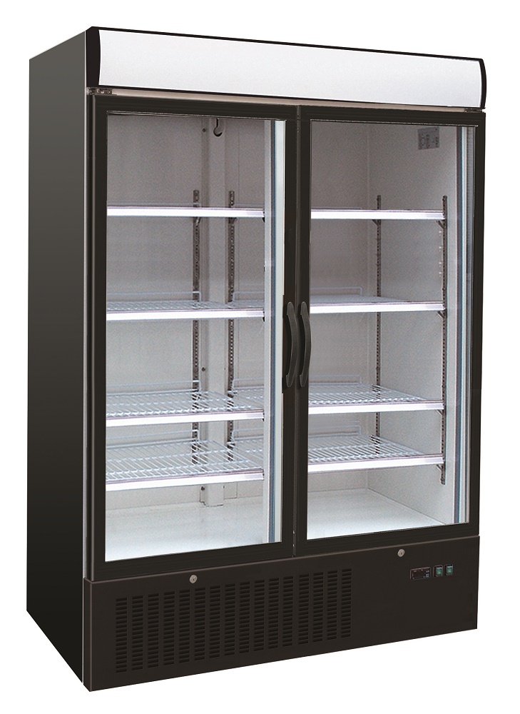Diepvriezer 2-deurs Glazen 1079 L - Combisteel