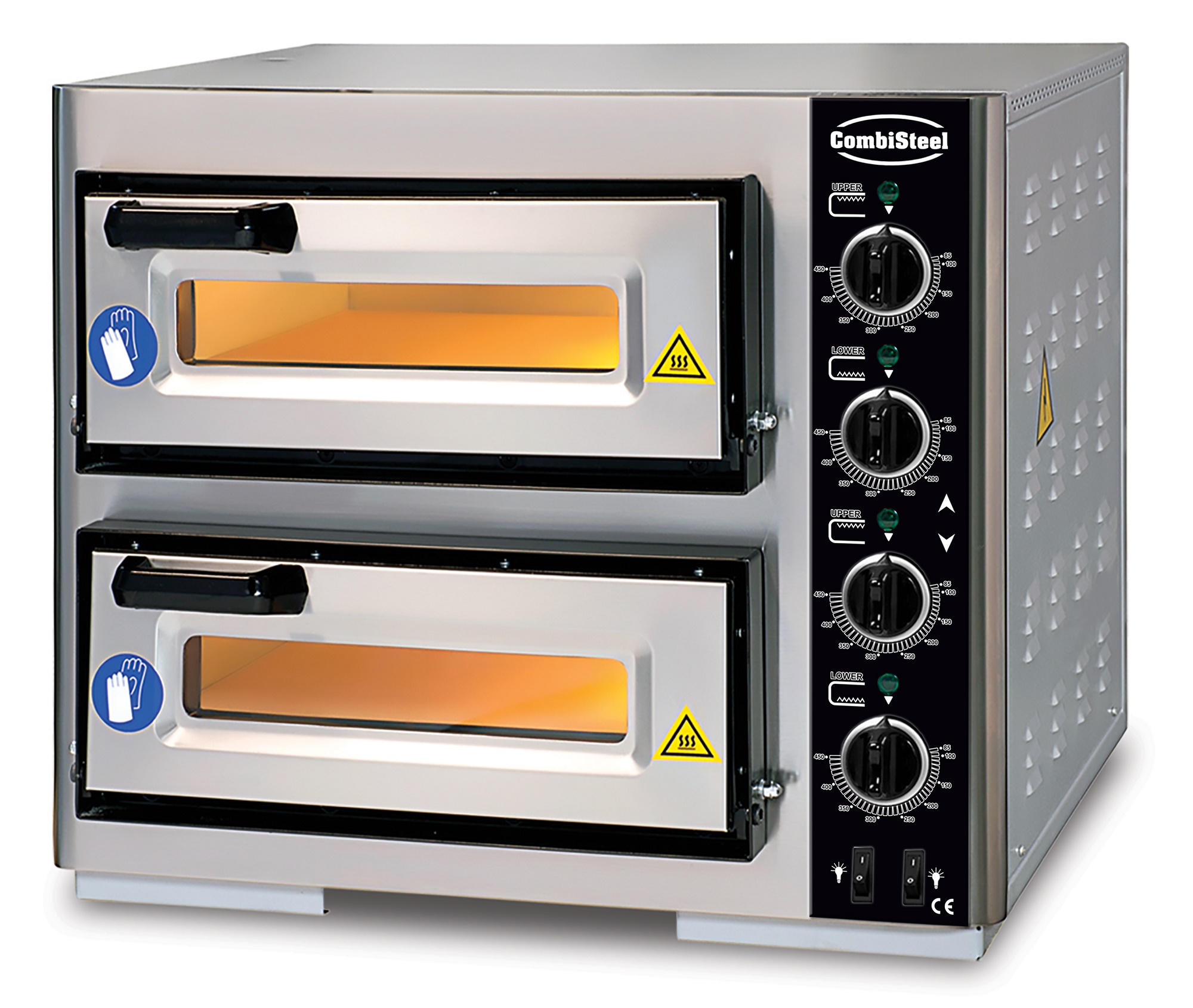 Elektrisch Pizzaoven Dubbel 2×1 - Combisteel