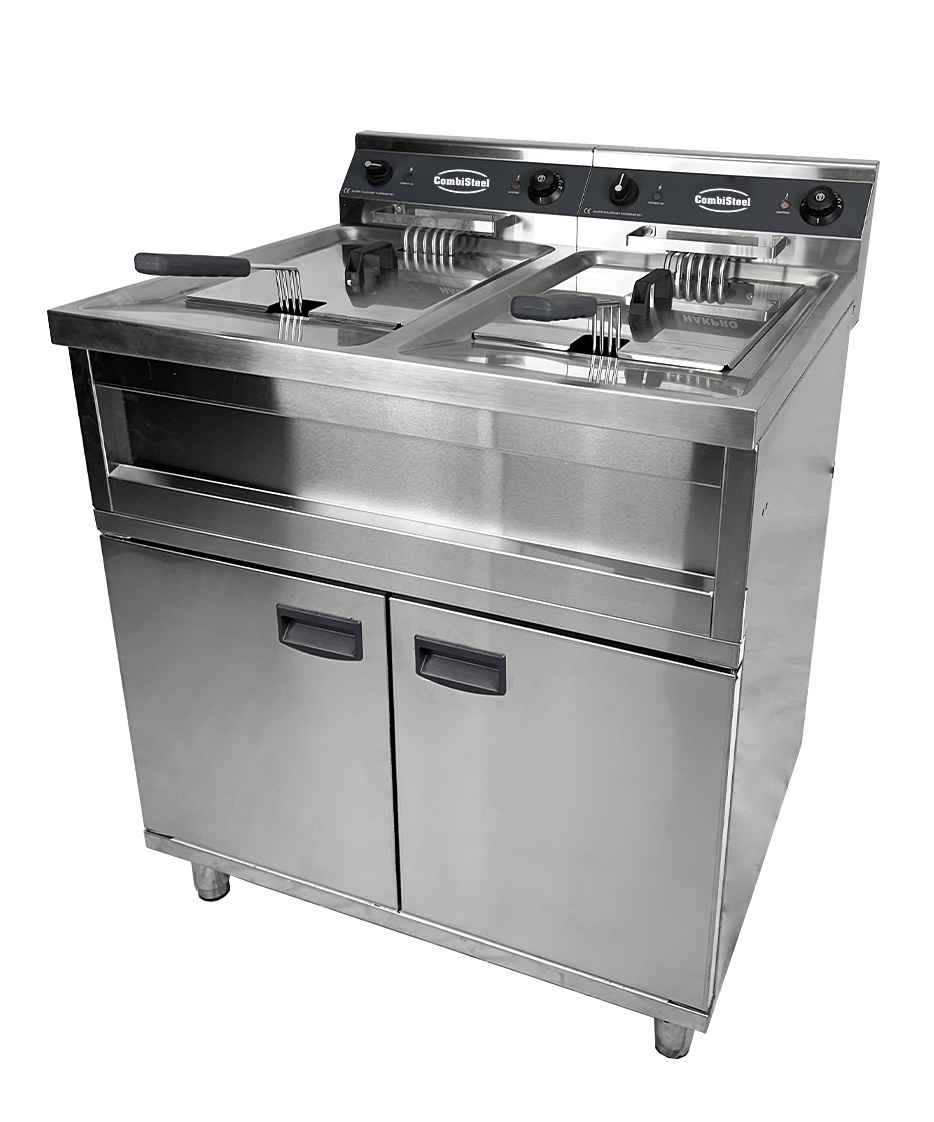 Elektrische Friteuses 2×12 L 2×6 KW - Combisteel — miniature 2