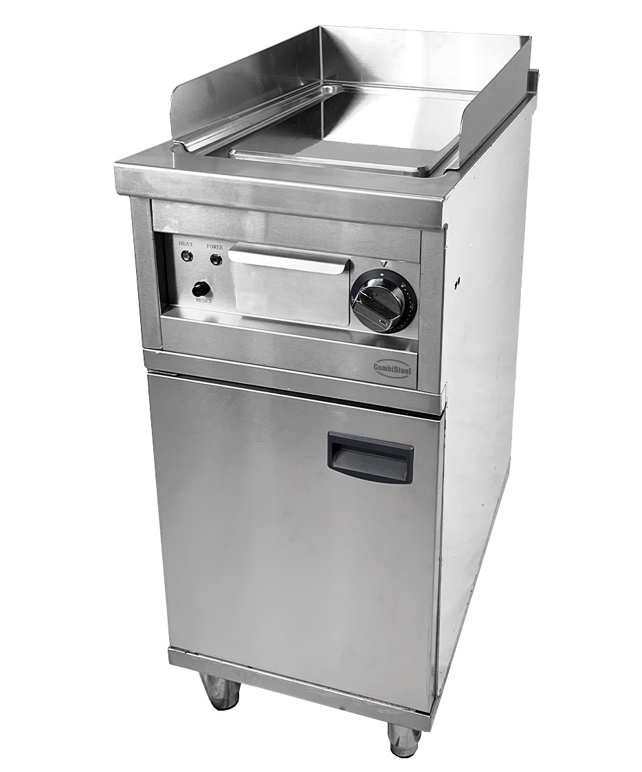 Elektrische Grillplaat In Chroom - Van Roestvrij Staal · 400×700 MM - Combisteel — miniature 2