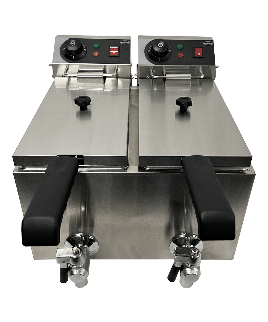 Elektrische Tafelmodel Friteuse 2×4 L - Combisteel — miniature 2