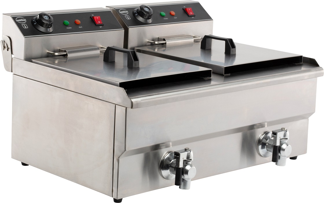 Frituurapparaat Tafelmodel Elektrisch 2×8 L - Combisteel