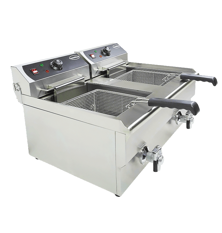 Elektrische Tafelmodel Friteuse 2×10 L - Combisteel — miniature 6
