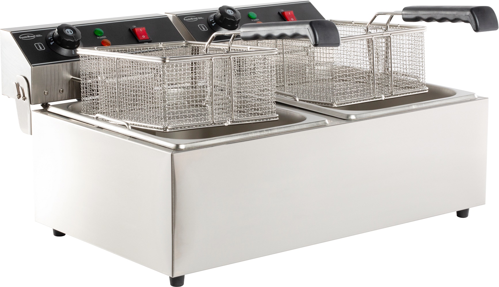 Elektrische Tafelmodel Friteuse 2×6 L - Combisteel — miniature 2