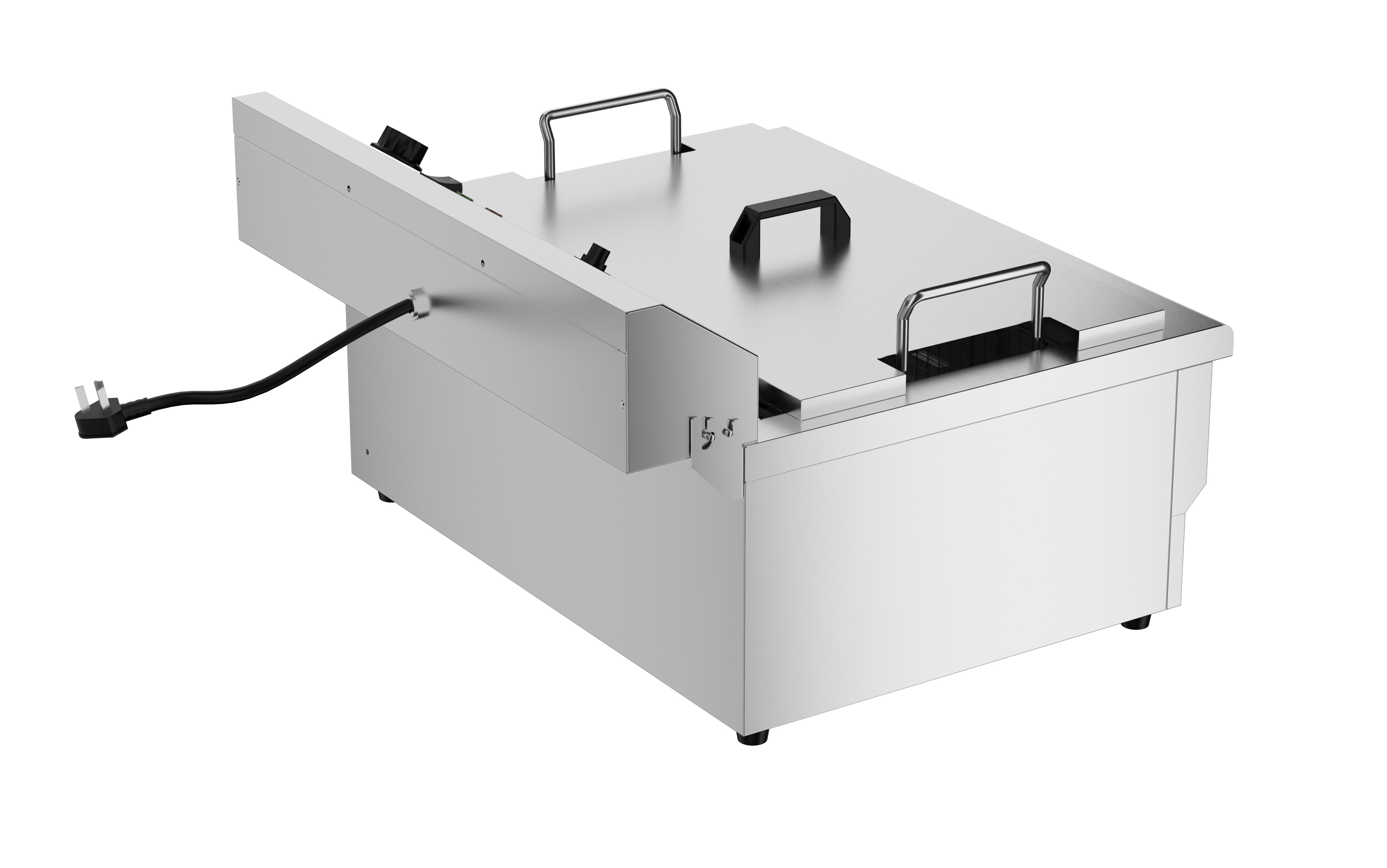 Tafelmodel Elektrische Friteuse 25 L Met Aftapkraan 6 KW - Combisteel — miniature 2