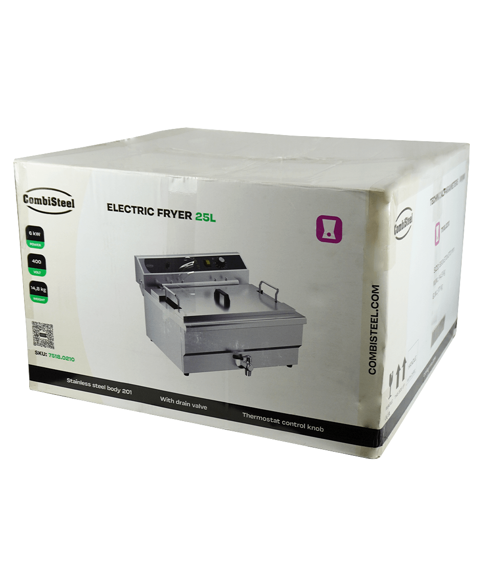 Tafelmodel Elektrische Friteuse 25 L Met Aftapkraan 6 KW - Combisteel — miniature 3