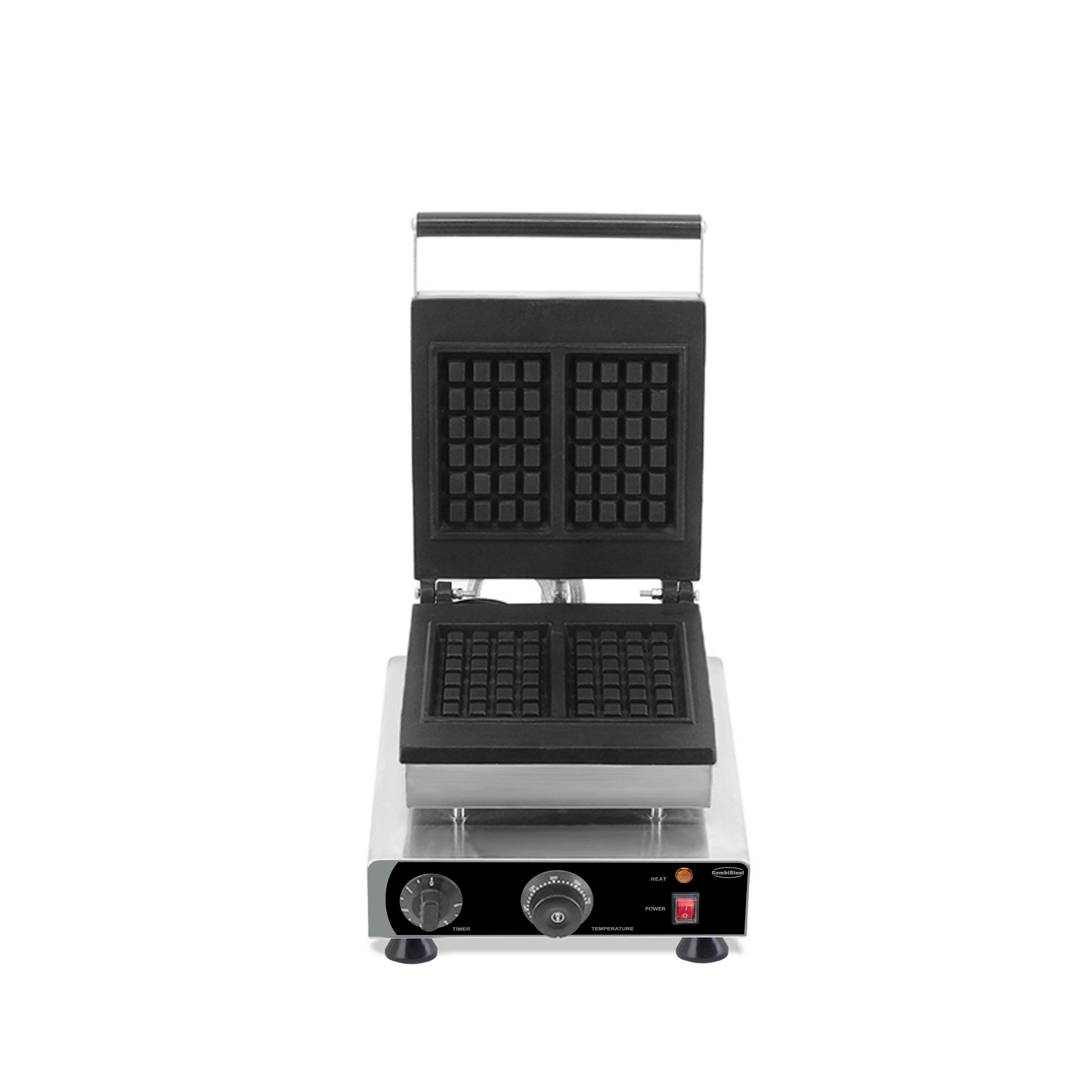 Wafelijzer Voor 2 Stuks Brusselse Wafels - Combisteel — miniature 2
