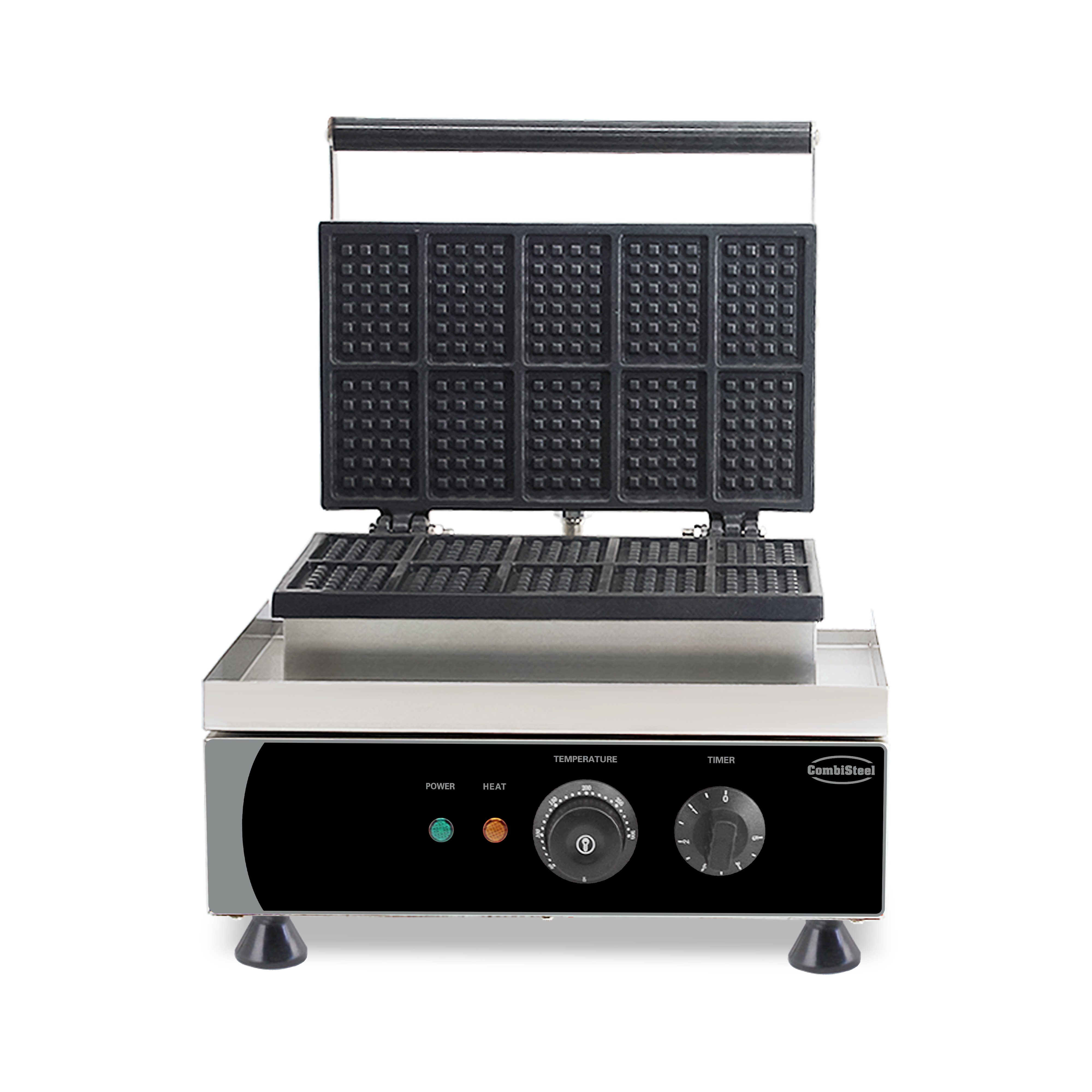 Wafelijzer 10 Stuks Brusselse Wafels - Combisteel — miniature 2