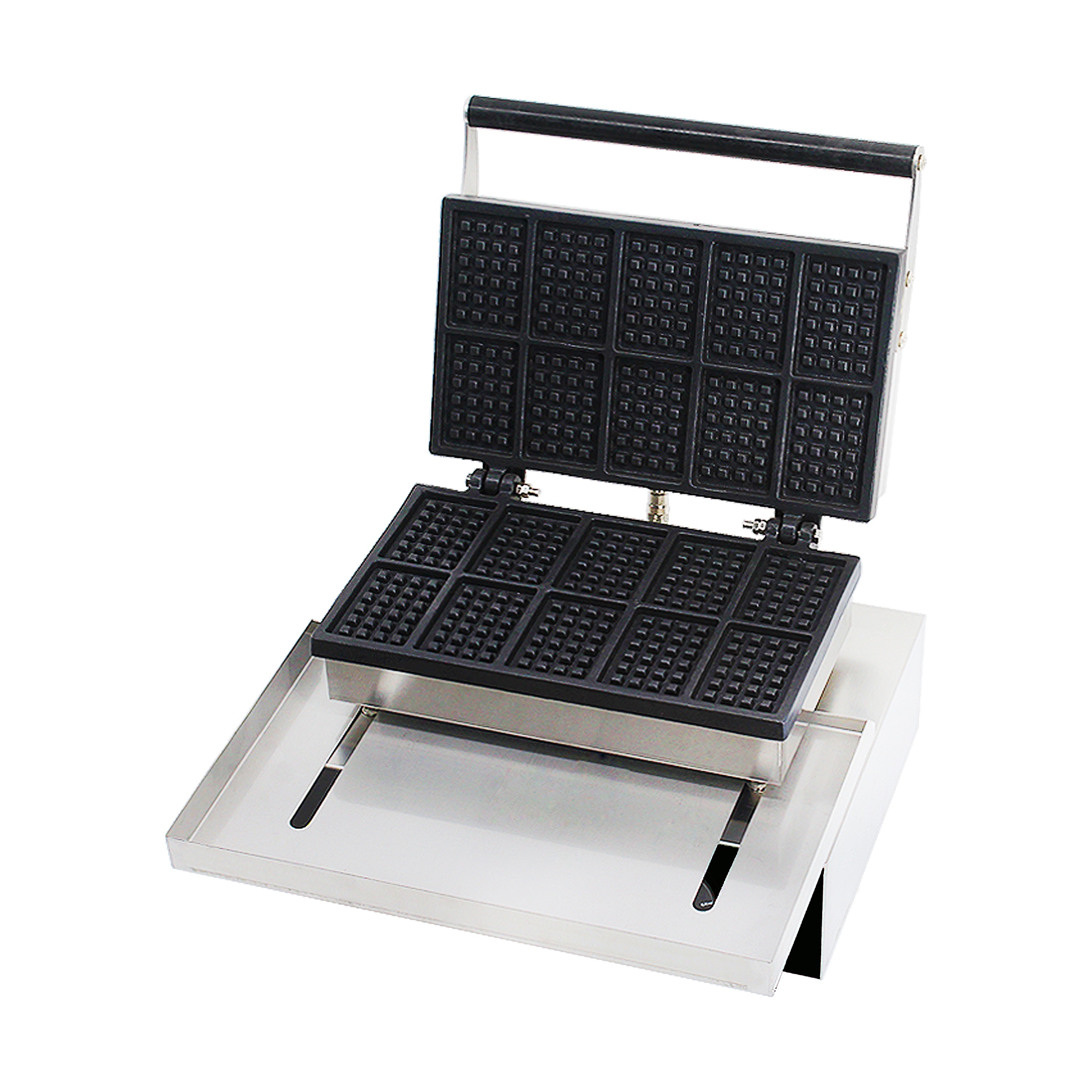 Wafelijzer 10 Stuks Brusselse Wafels - Combisteel — miniature 4
