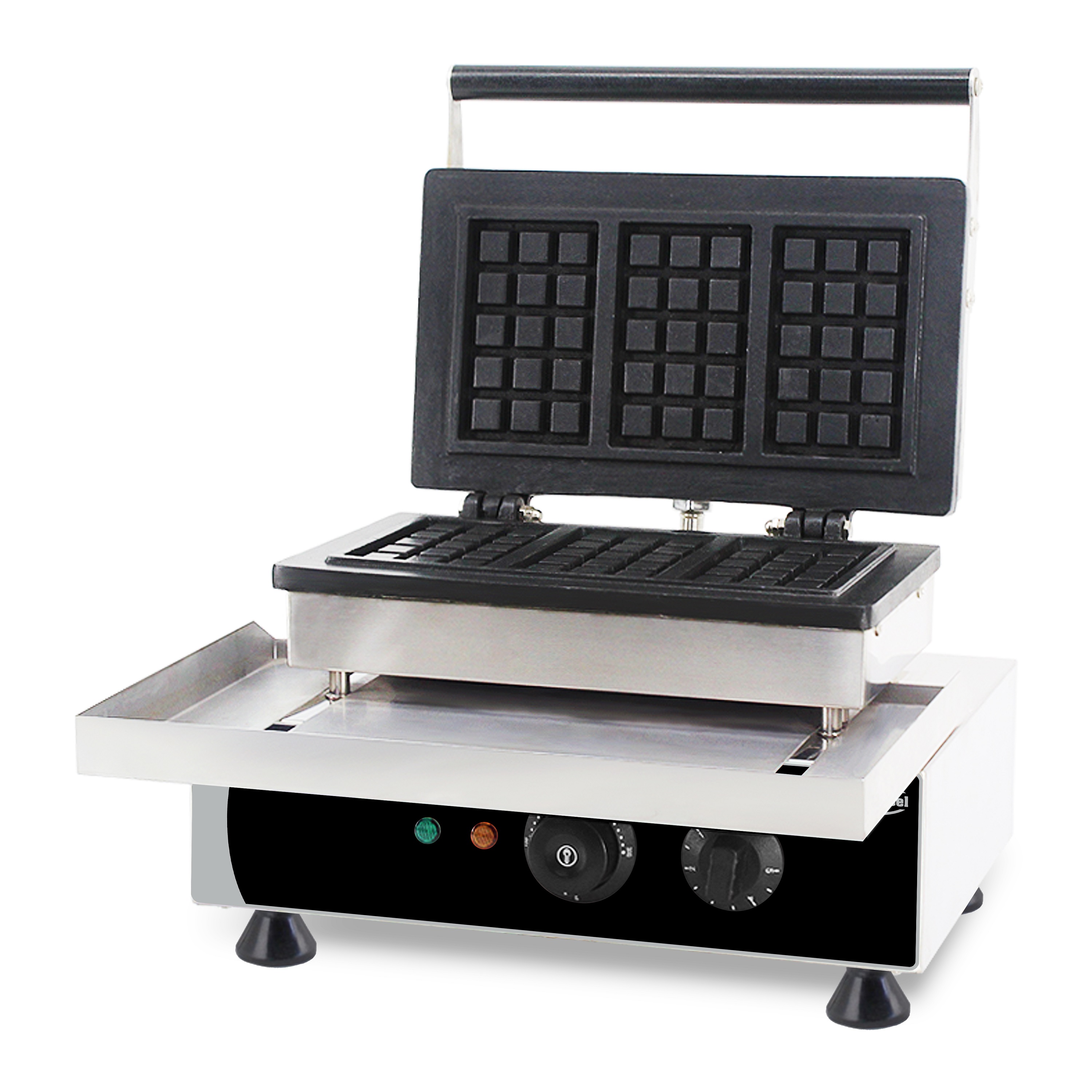 Wafelijzer 3 St. Brusselse Wafel 1,75 KW - Combisteel — miniature 2