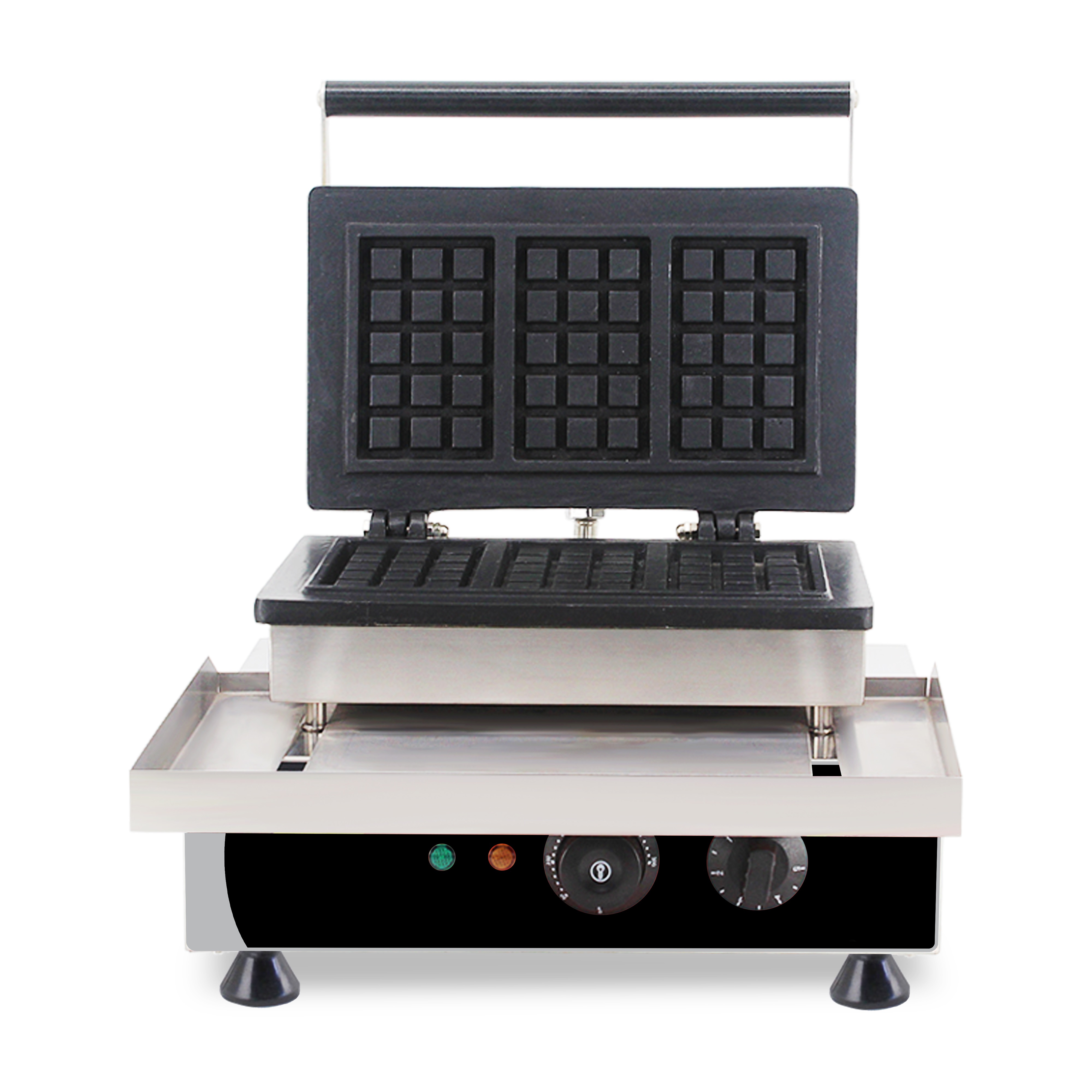 Wafelijzer 3 St. Brusselse Wafel 1,75 KW - Combisteel — miniature 3