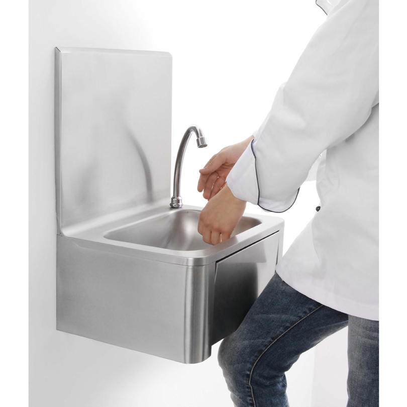 Wastafel Met Kniebediening (Large) 400 MM - Combisteel — miniature 2