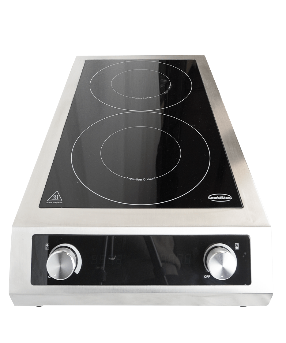 Inductiekookplaat Tafelmodel 2 Zones Uitsluitend Voor Inductiepannen 7 KW - Combisteel — miniature 5