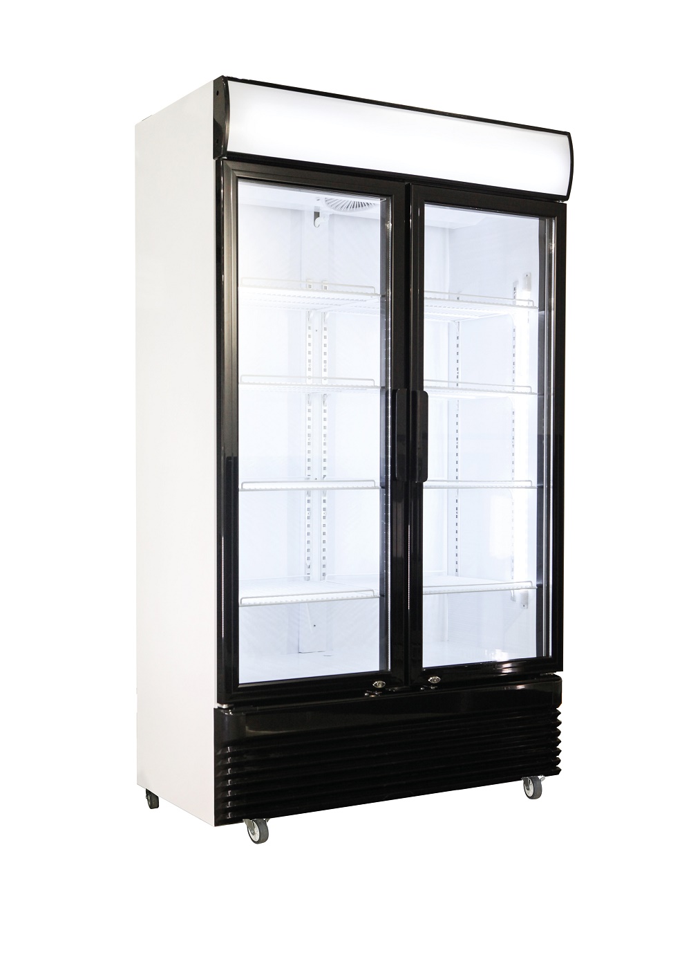 Koelkast 2-deurs Glazen Bez-780 Gd - Combisteel