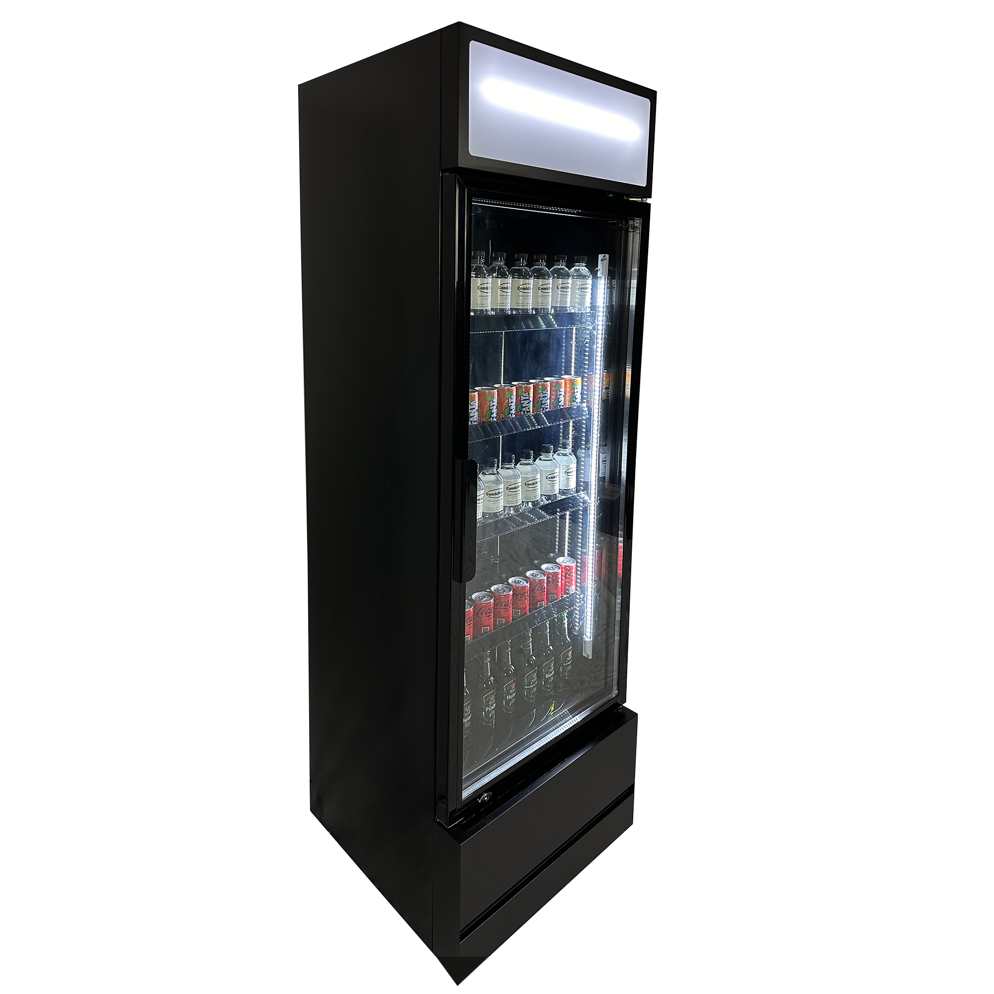 Koelkast Met Glazen Deur FCU-370 Bl 360 L - Combisteel — miniature 3