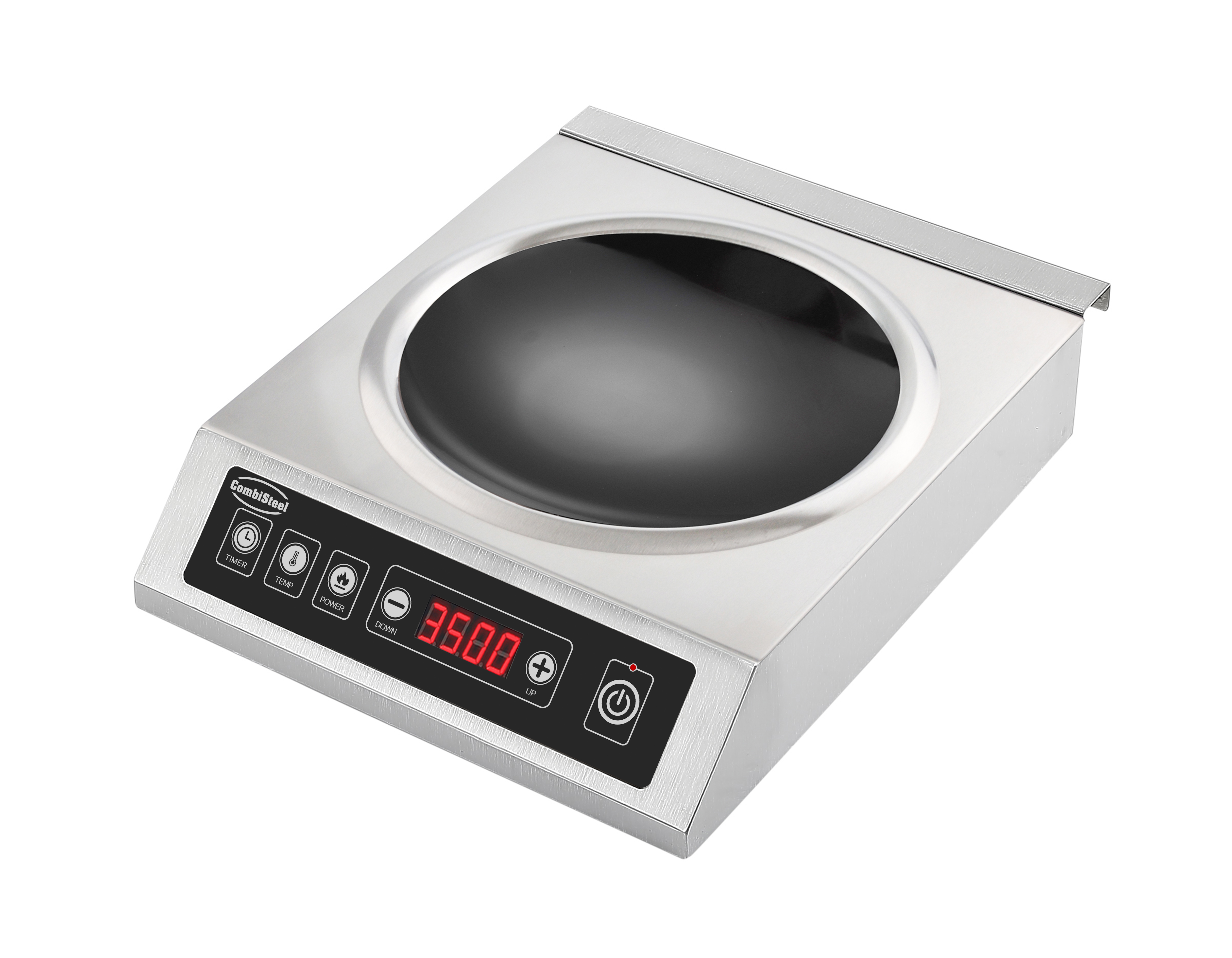 Wok Inductiekookplaat 0,5-3,5 KW - Combisteel — visuel 1