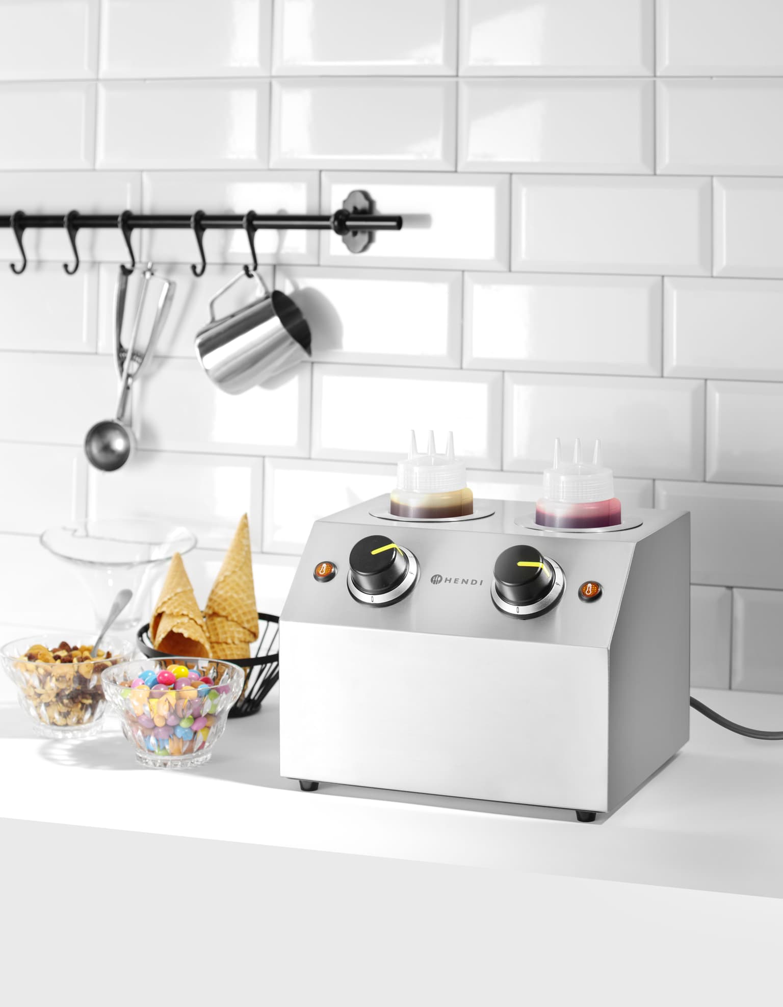 Dubbele Sauzenwarmer - Hendi — miniature 7
