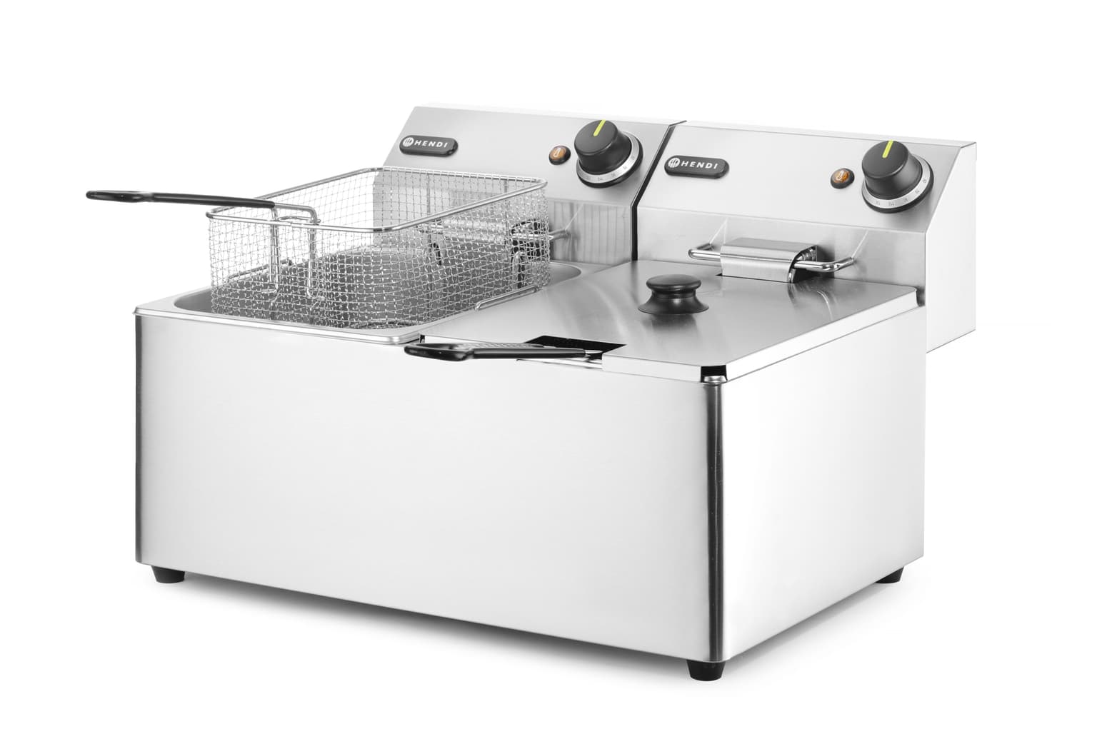 Kitchen Line Friteuse - 2x8 L - Hendi — miniature 2