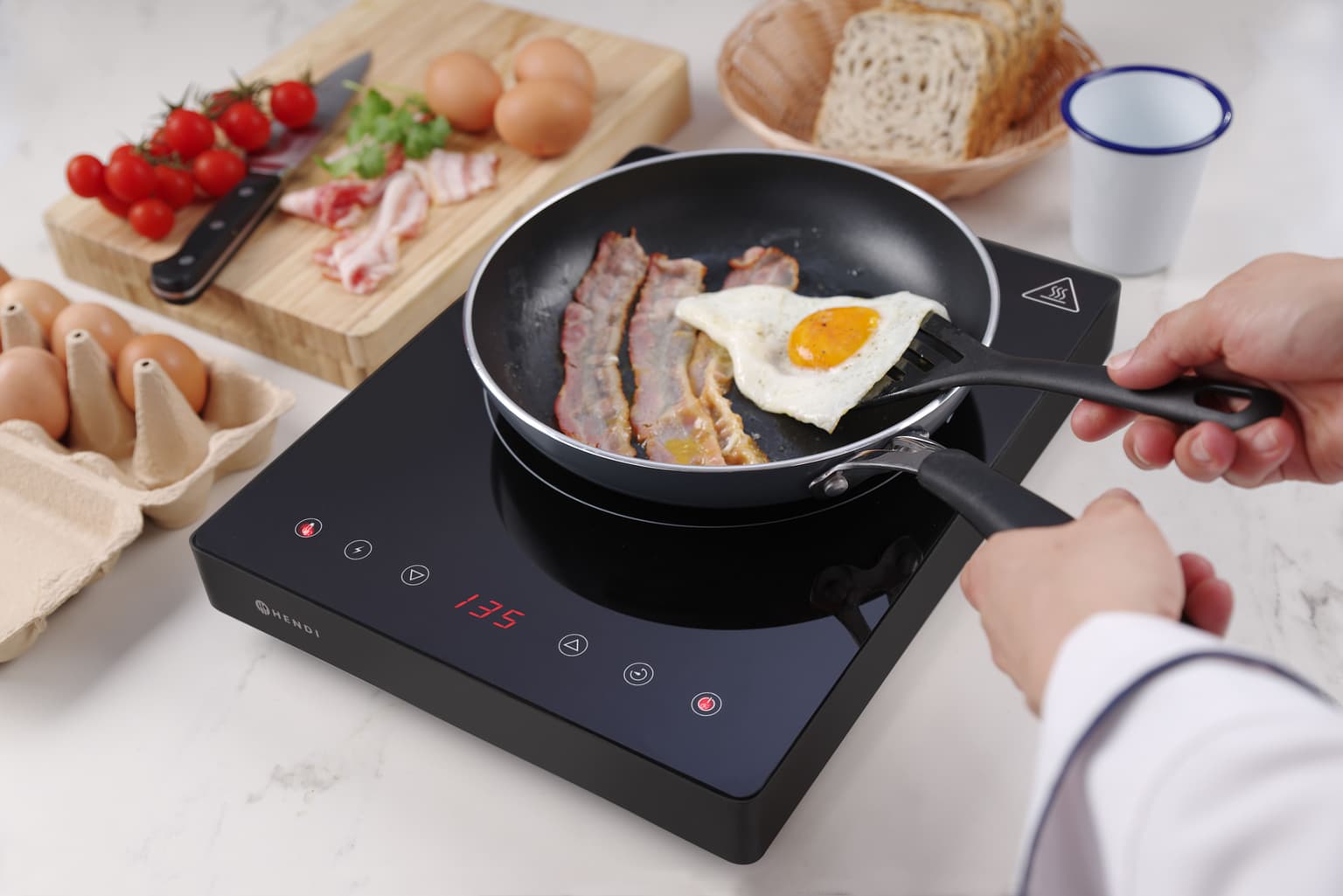 Inductiekookplaat 2000 W Kitchen Line - Hendi — miniature 3