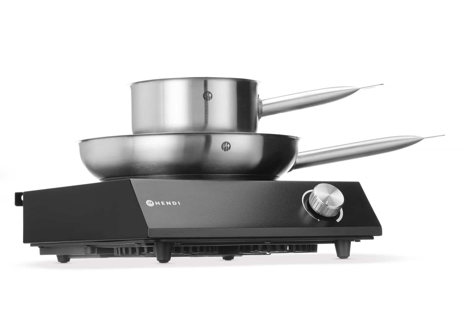 Set: Inductiekookplaat 3500 W + Steelpan + Koekenpan - Hendi — miniature 6