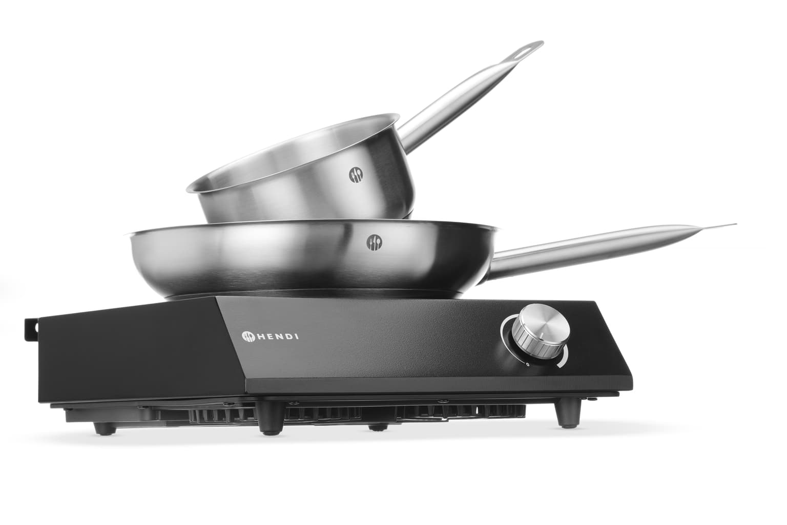 Set: Inductiekookplaat 3500 W + Steelpan + Koekenpan - Hendi — miniature 7