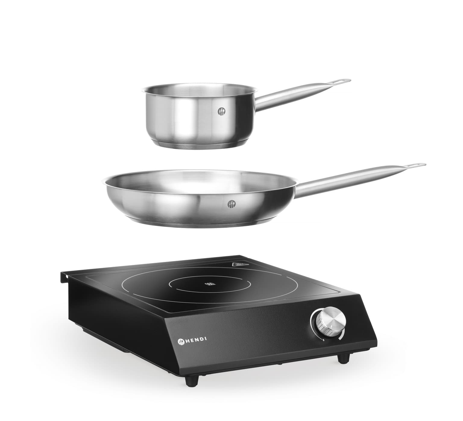 Set: Inductiekookplaat 3500 W + Steelpan + Koekenpan - Hendi — miniature 11