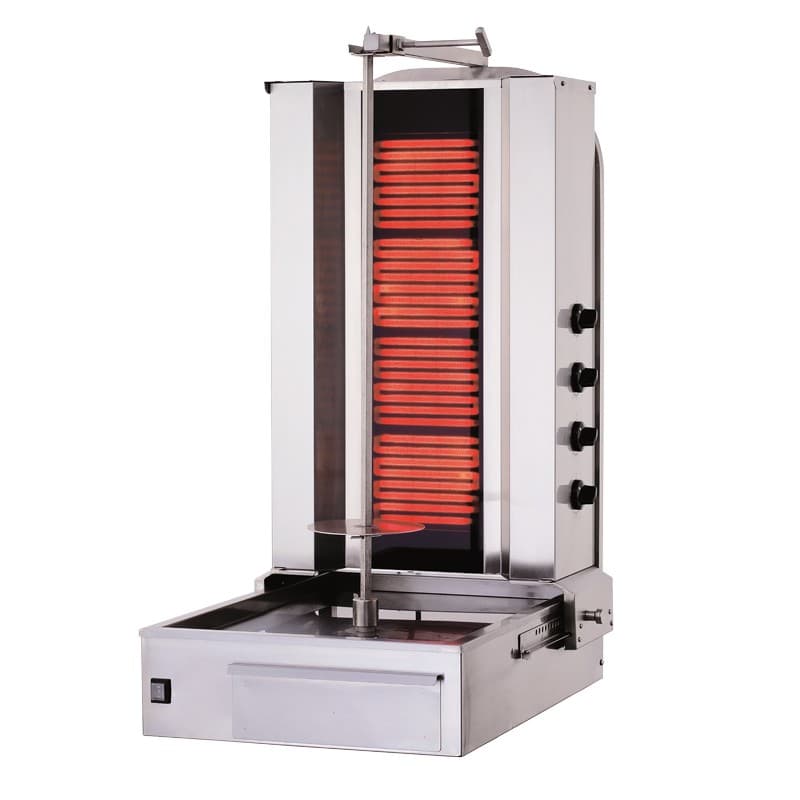Elektrische Shoarmagrill Vitrokeramiek - 4 Weerstanden - SK 4 E - Sofraca — miniature 2