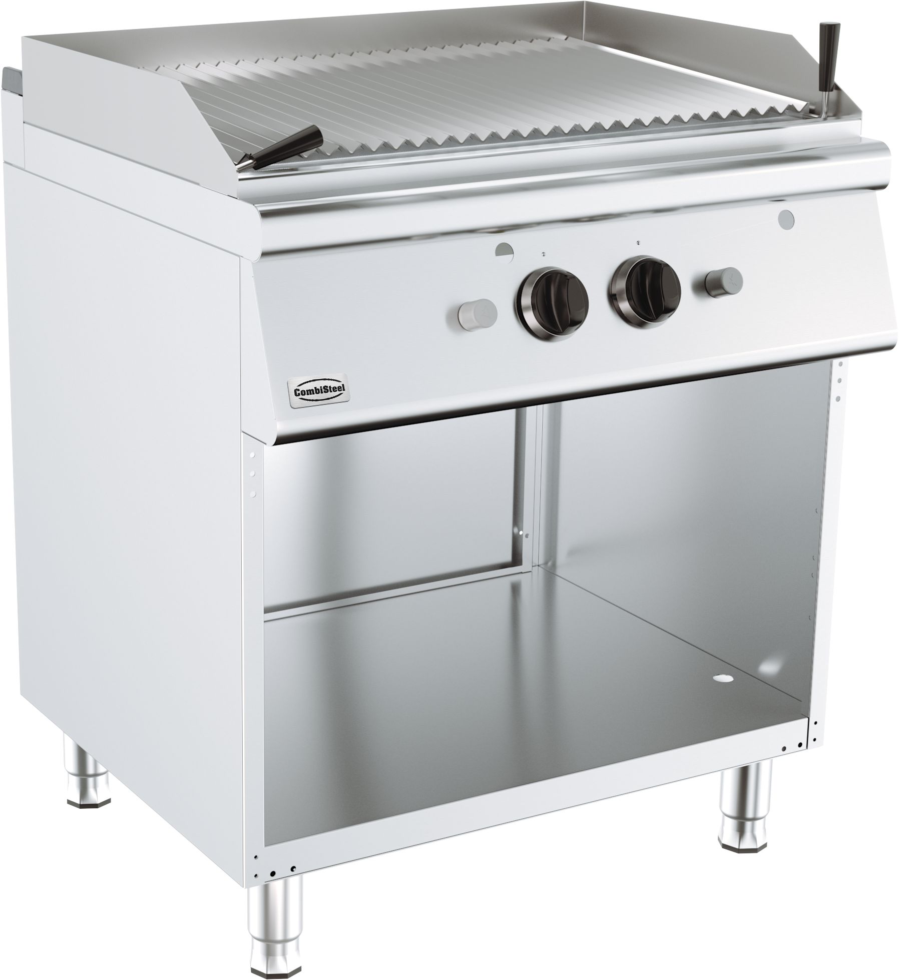 Lavasteengrill Gas - 800×700 MM - Combisteel — visuel 1