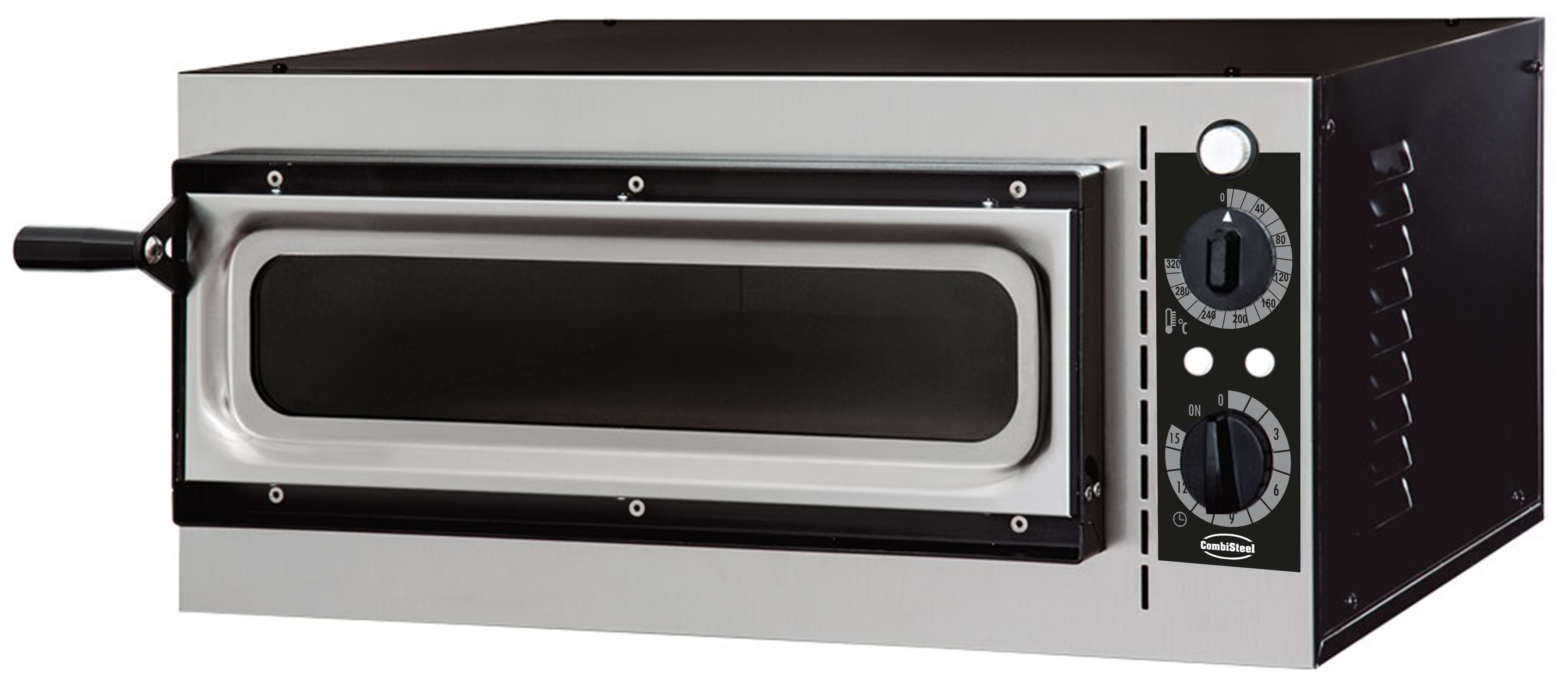 Enkele Pizzaoven Met Venster 1x1 - Combisteel — visuel 1