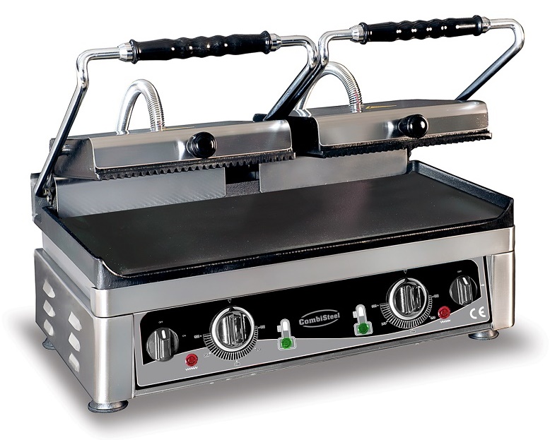 Panini-Contactrooster, Dubbel, Glad/geribbeld - Combisteel — visuel 1