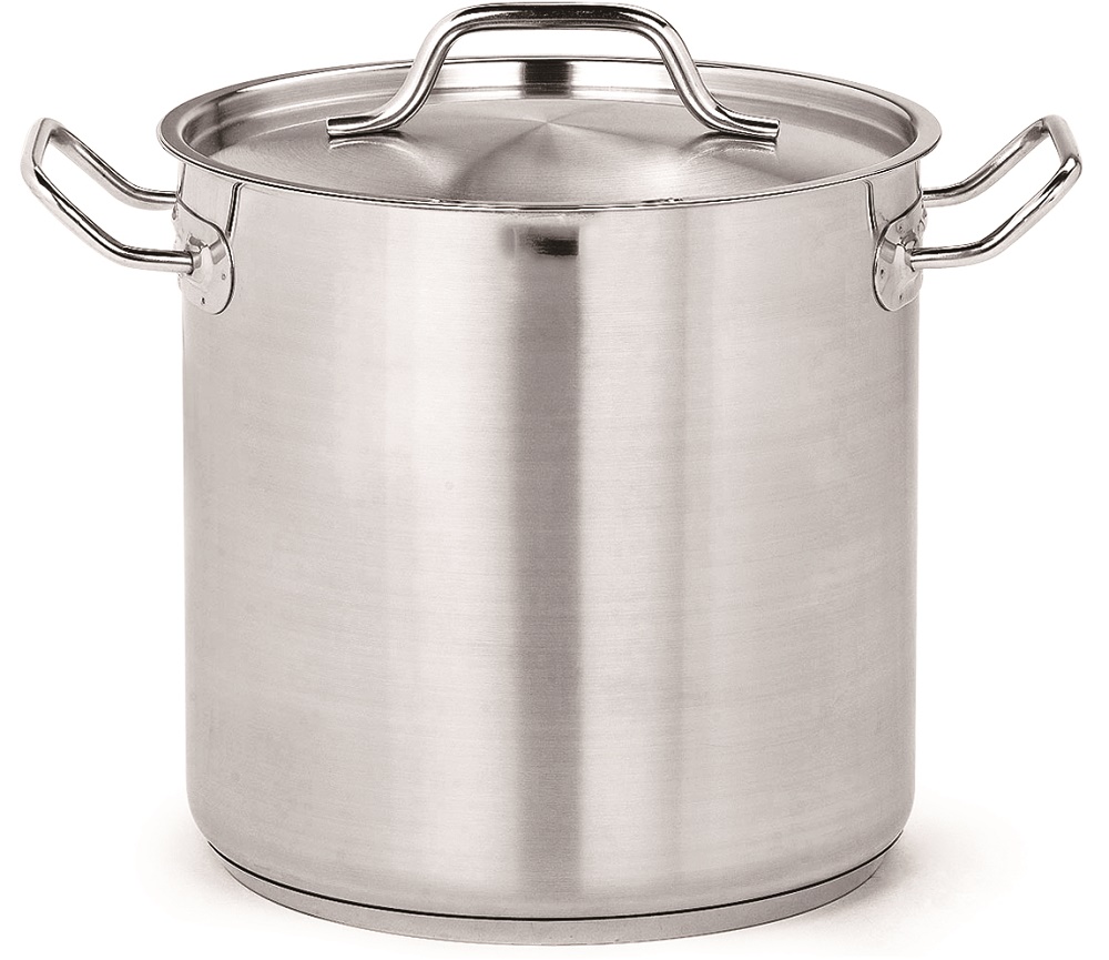Diepe Roestvrijstalen Kookpan + Deksel Ø36 36 L - Combisteel — visuel 1