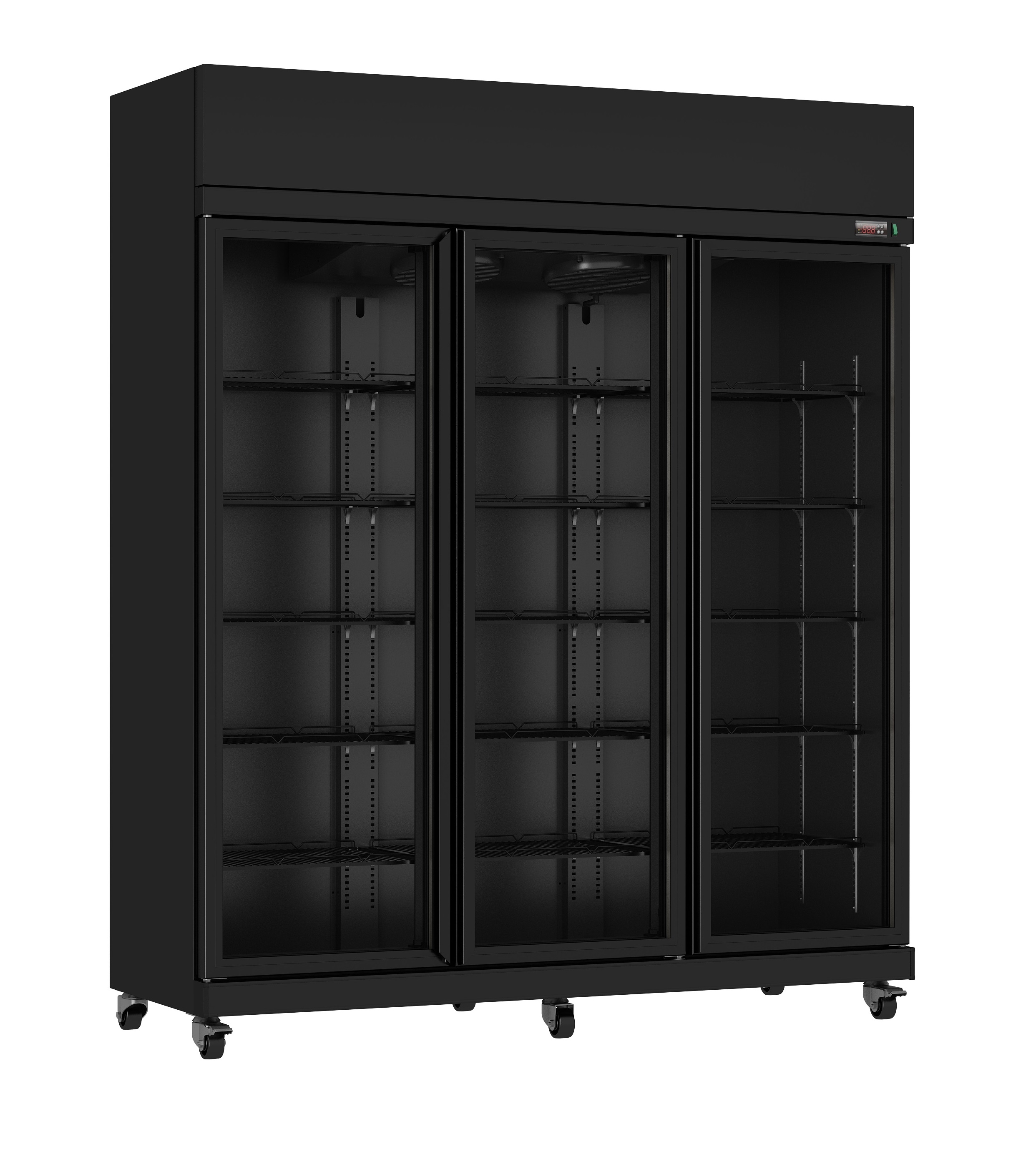 Koelkast 3 Glazen Deuren IRM-1180R Bl - Combisteel — visuel 1
