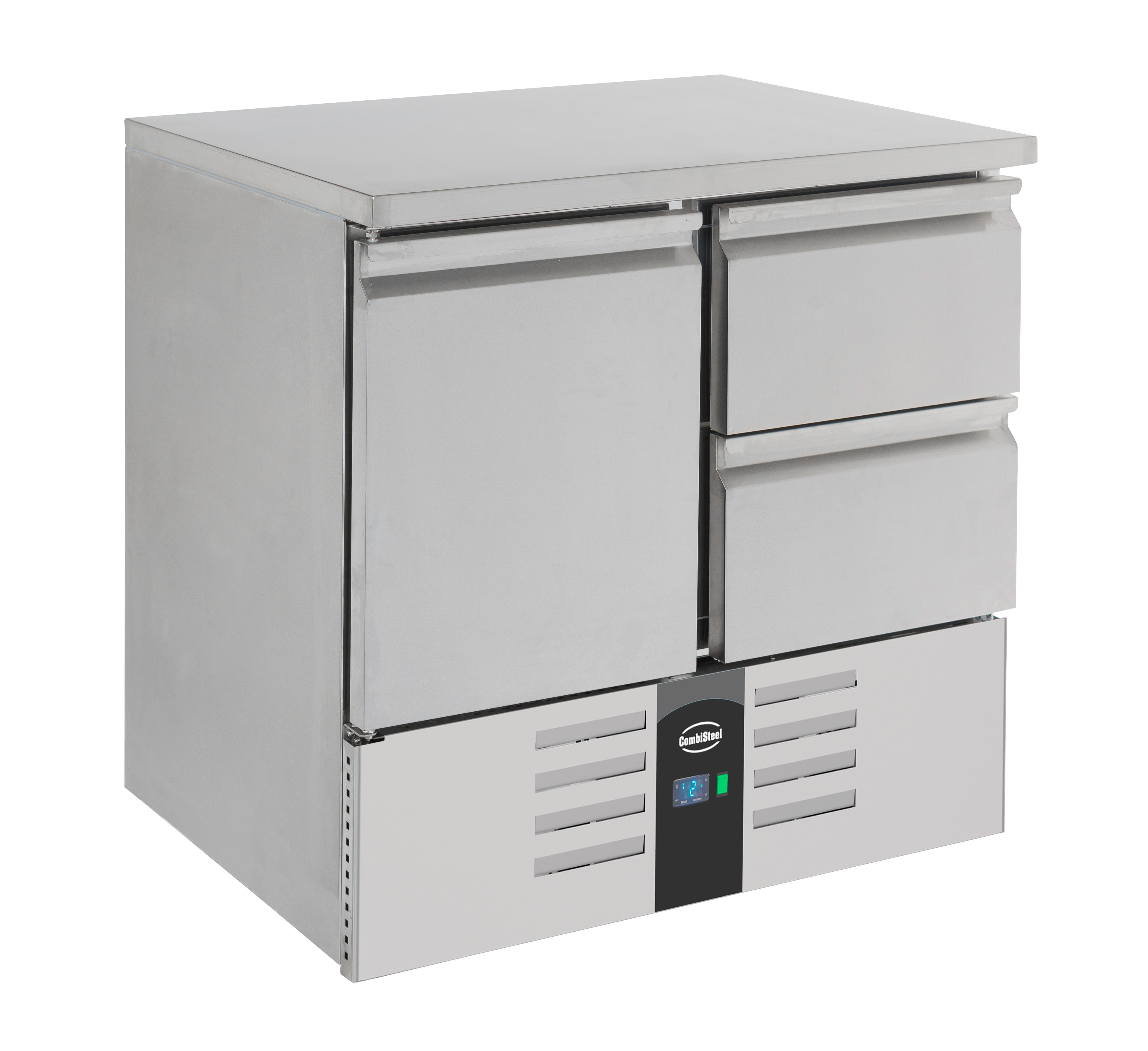 Koelwerkbank 1 Deur/2 Laden - Combisteel — visuel 1
