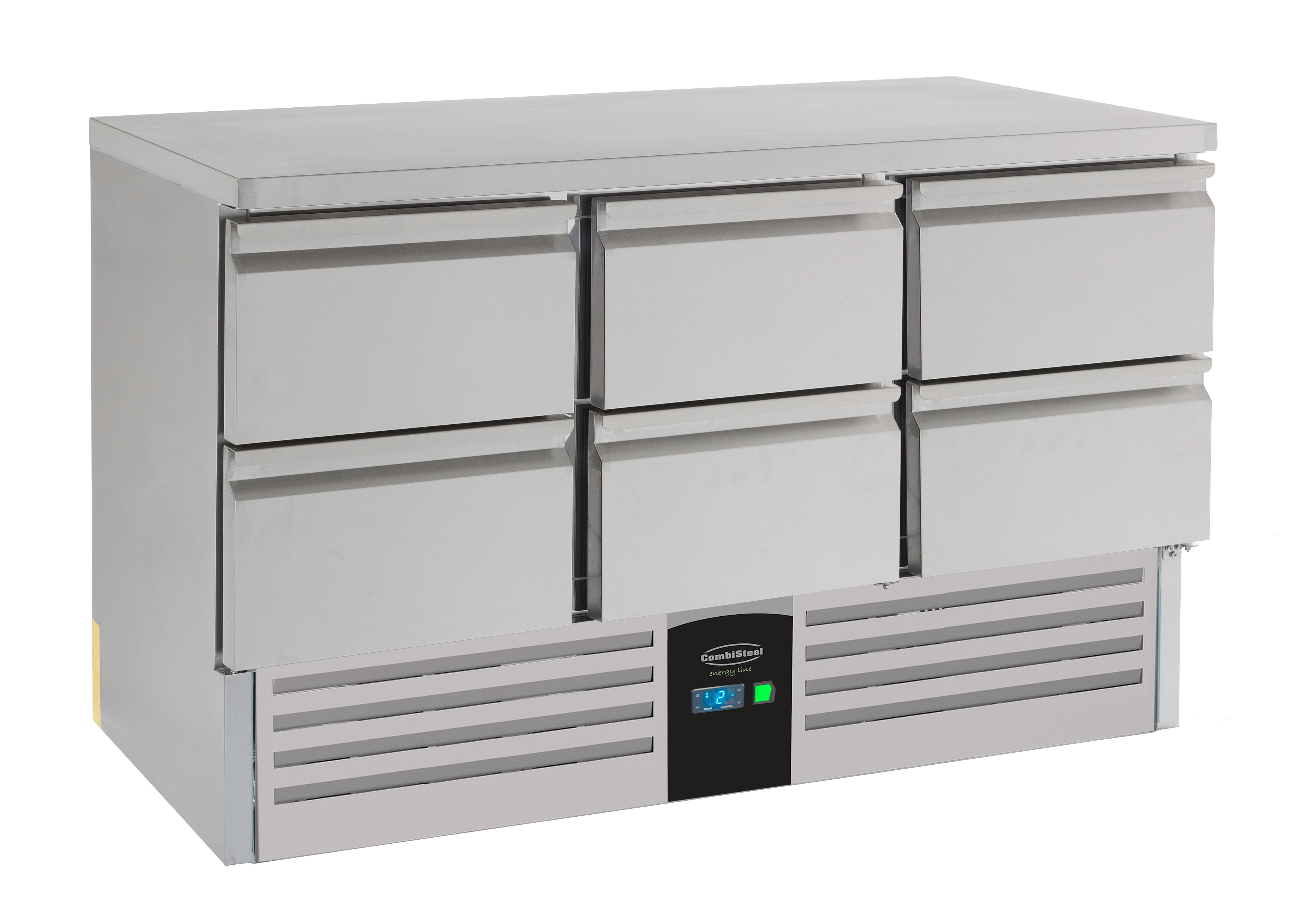 Gekoelde Tafel Met 6 Lades Energy Line\zonder Verdamper - Combisteel — visuel 1