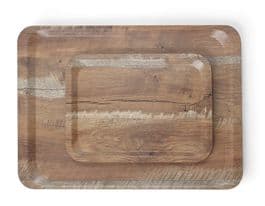 Melamine Dienblad Met Houtopdruk - Hendi — visuel 1